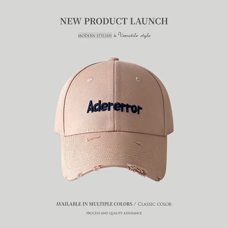 Adererror 3D Letter Embroidered Baseball Cap Women Spring Summer - Image 3