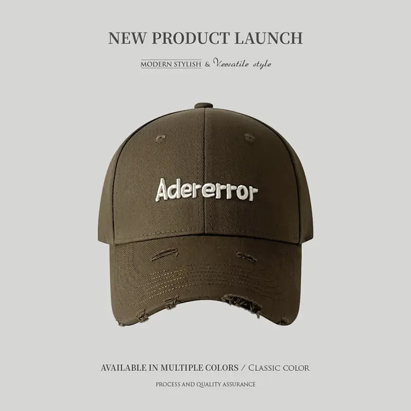 Adererror 3D Letter Embroidered Baseball Cap Women Spring Summer - Image 4