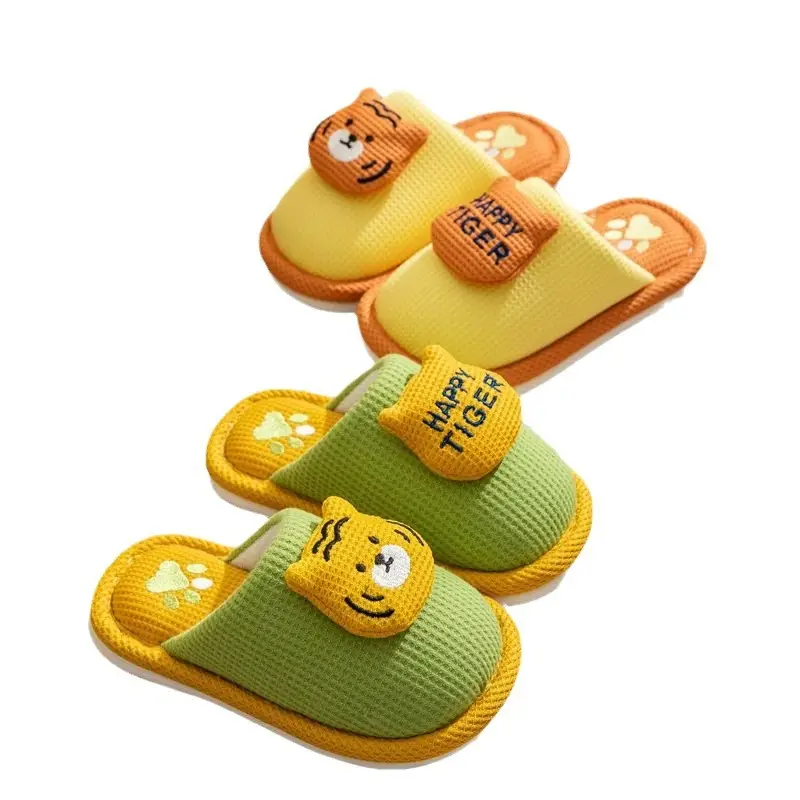 Autumn and Winter New Kidsren's Adult Cotton Slippers Family Style Home Indoor Cute Boys and Girls Baby Home Shoes