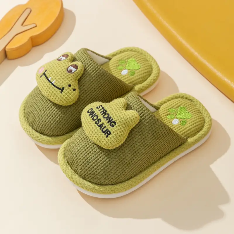 Autumn and Winter New Kidsren's Adult Cotton Slippers Family Style Home Indoor Cute Boys and Girls Baby Home Shoes