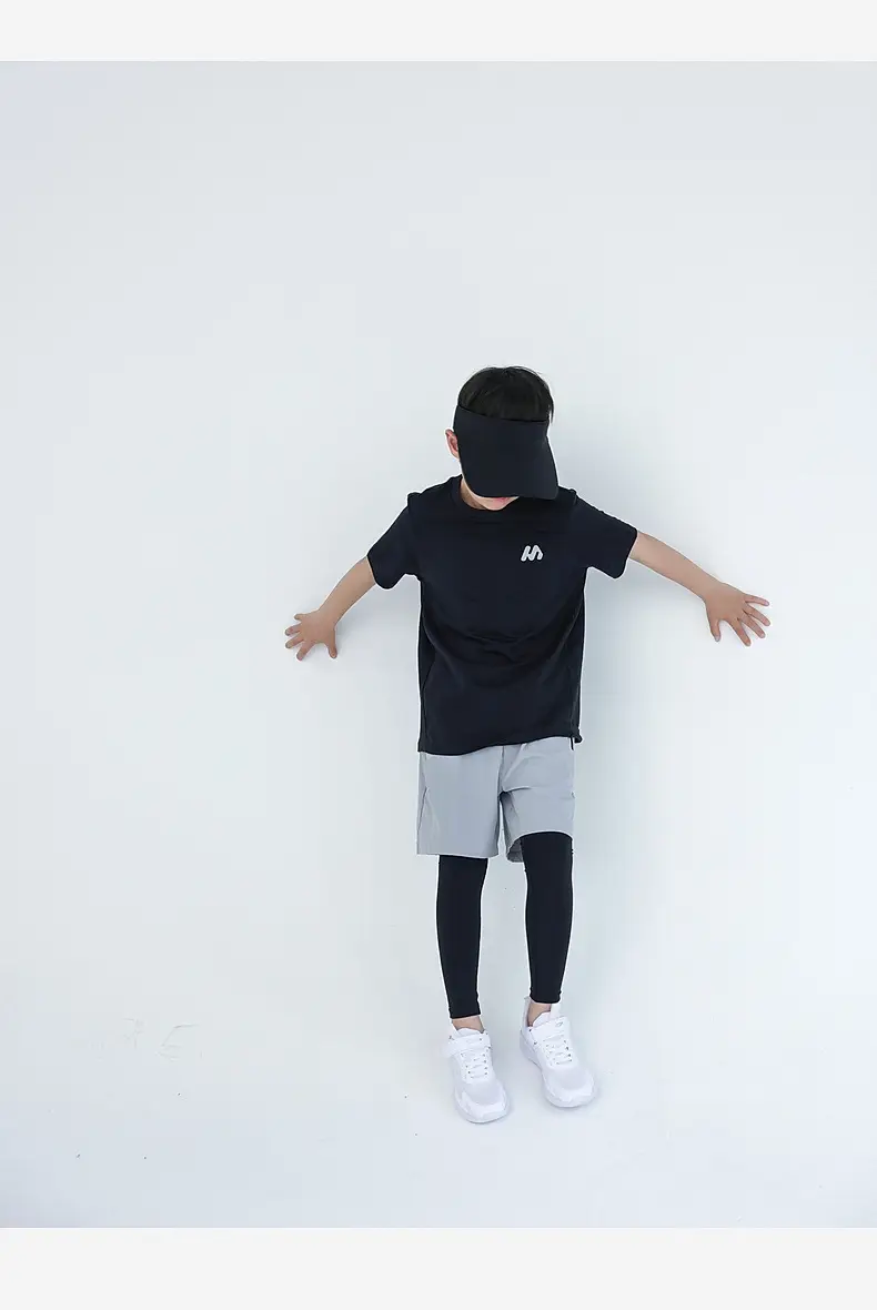 Huzhou Boys Cotton Shorts Top Middle Size Summer Wear — feature 25