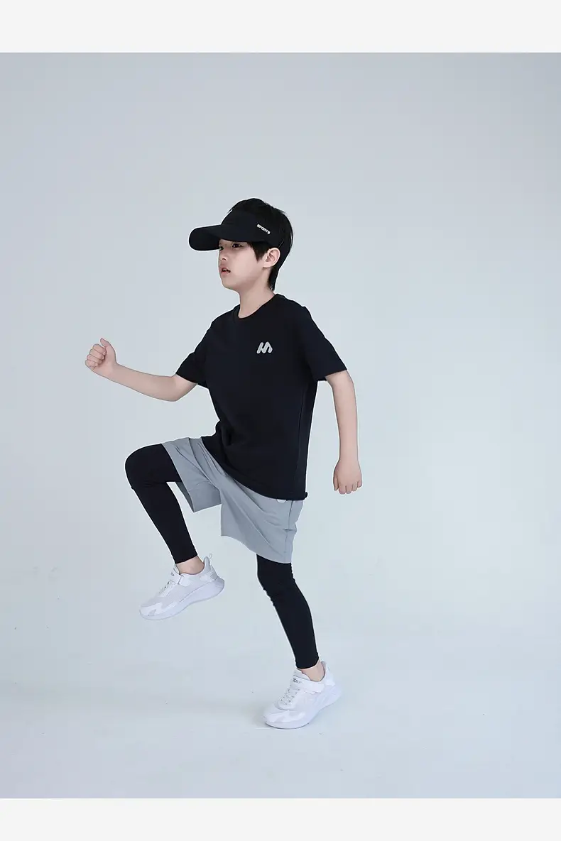 Huzhou Boys Cotton Shorts Top Middle Size Summer Wear — feature 28
