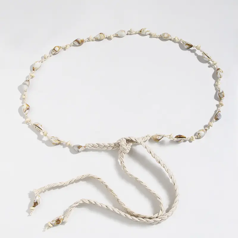 Bohemian White Shell Belt for Women — feature 4