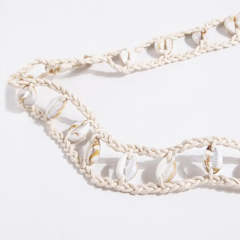 Bohemian White Shell Belt for Women — feature 9
