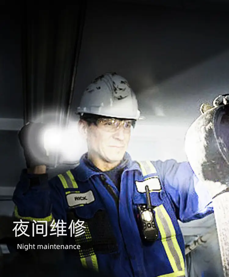 Foldable USB Rechargeable LED Work Light Flashlight — feature 7