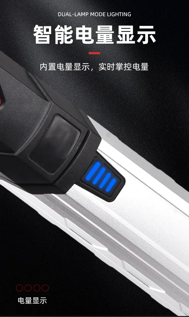 Foldable USB Rechargeable LED Work Light Flashlight — feature 8
