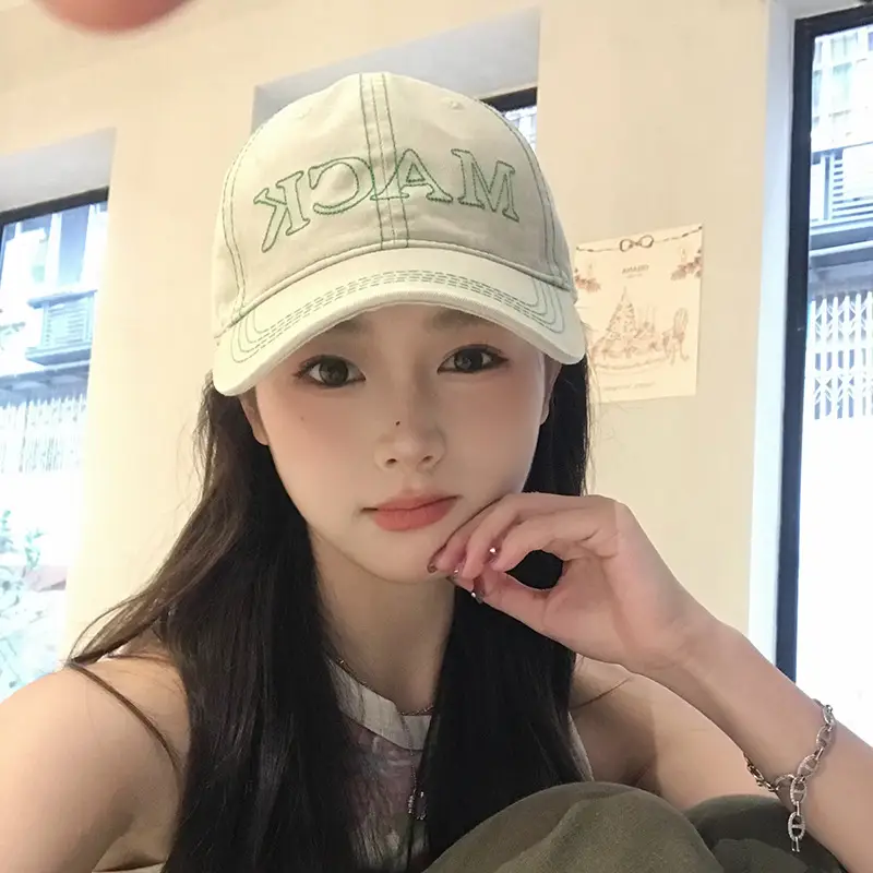 Mint Mambo Lettered Baseball Cap Women Spring Summer