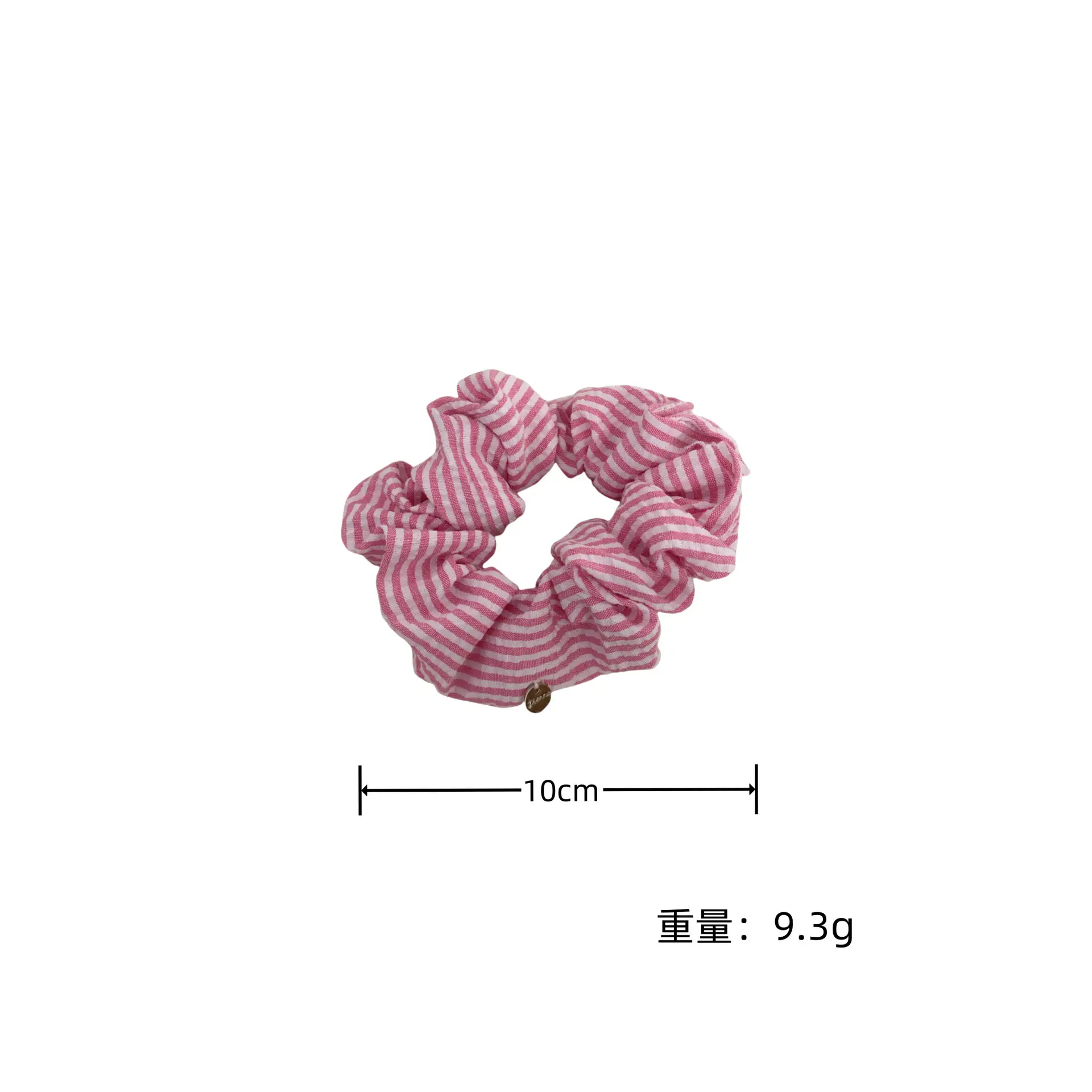 Blue White Striped Hair Ring for Women, Korean Style, Durable, Stylish — feature 5