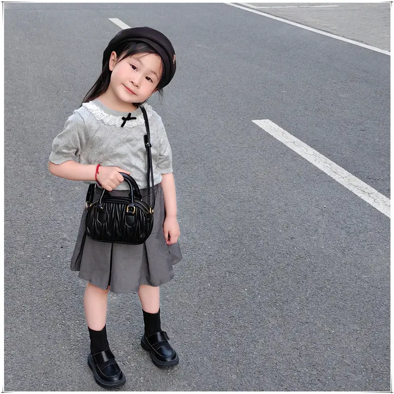 Pink Korean Style Embroidered Pillow Bag for Girls — feature 13