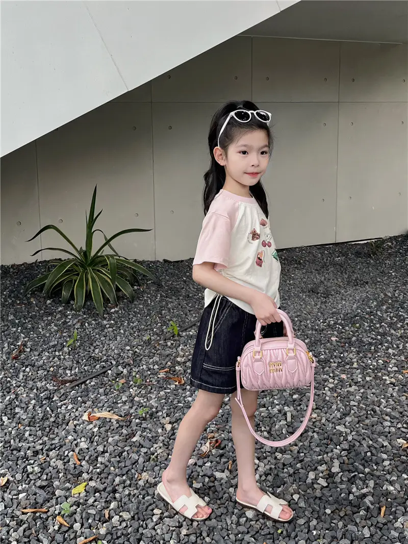 Pink Korean Style Embroidered Pillow Bag for Girls — feature 17