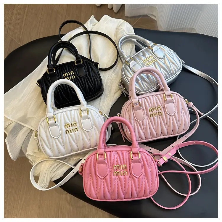 Pink Korean Style Embroidered Pillow Bag for Girls — feature 25