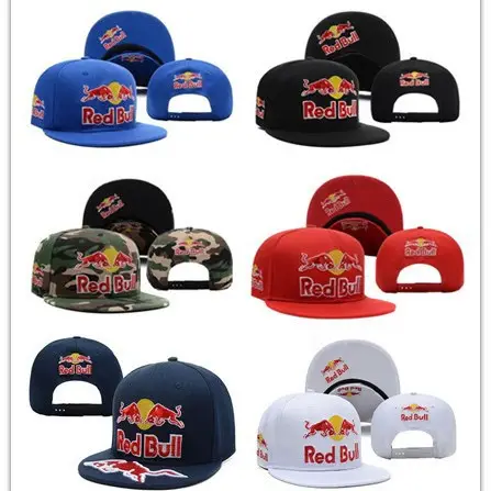[Car Hat] Tide 4S Hat Men's and Women's Sun Protection and Sunshade Racing Adjustable Sun Hat Red Embroidered Cow Hip Hop Hat