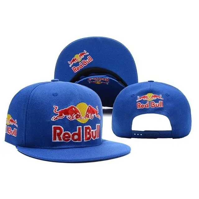 [Car Hat] Tide 4S Hat Men's and Women's Sun Protection and Sunshade Racing Adjustable Sun Hat Red Embroidered Cow Hip Hop Hat — feature 14
