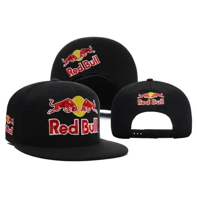 [Car Hat] Tide 4S Hat Men's and Women's Sun Protection and Sunshade Racing Adjustable Sun Hat Red Embroidered Cow Hip Hop Hat — feature 15