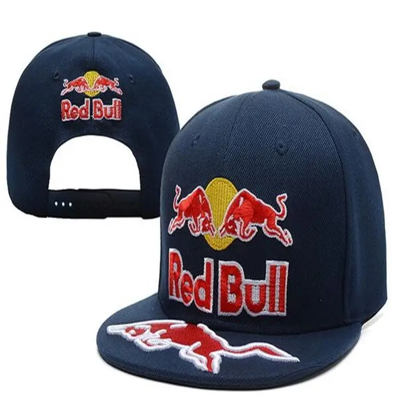 [Car Hat] Tide 4S Hat Men's and Women's Sun Protection and Sunshade Racing Adjustable Sun Hat Red Embroidered Cow Hip Hop Hat — feature 18