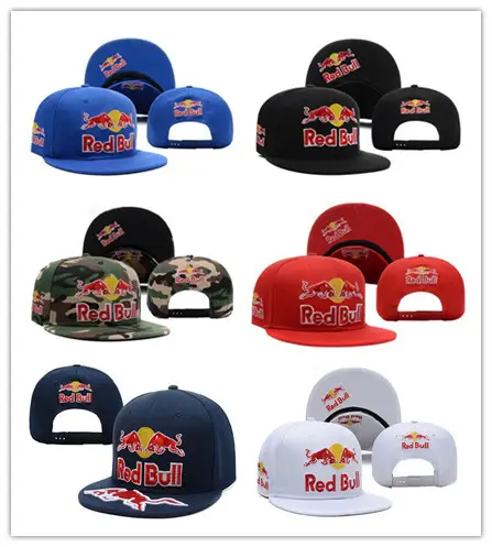 [Car Hat] Tide 4S Hat Men's and Women's Sun Protection and Sunshade Racing Adjustable Sun Hat Red Embroidered Cow Hip Hop Hat — feature 2