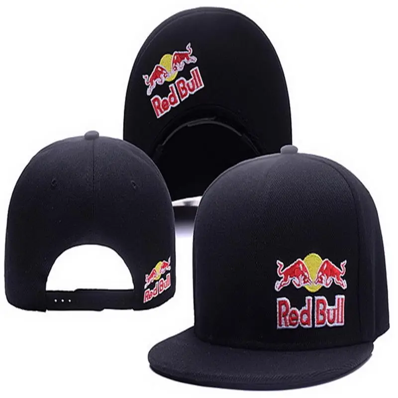 [Car Hat] Tide 4S Hat Men's and Women's Sun Protection and Sunshade Racing Adjustable Sun Hat Red Embroidered Cow Hip Hop Hat — feature 20