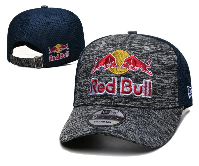 [Car Hat] Tide 4S Hat Men's and Women's Sun Protection and Sunshade Racing Adjustable Sun Hat Red Embroidered Cow Hip Hop Hat — feature 9