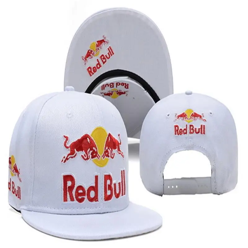 [Car Hat] Tide 4S Hat Men's and Women's Sun Protection and Sunshade Racing Adjustable Sun Hat Red Embroidered Cow Hip Hop Hat