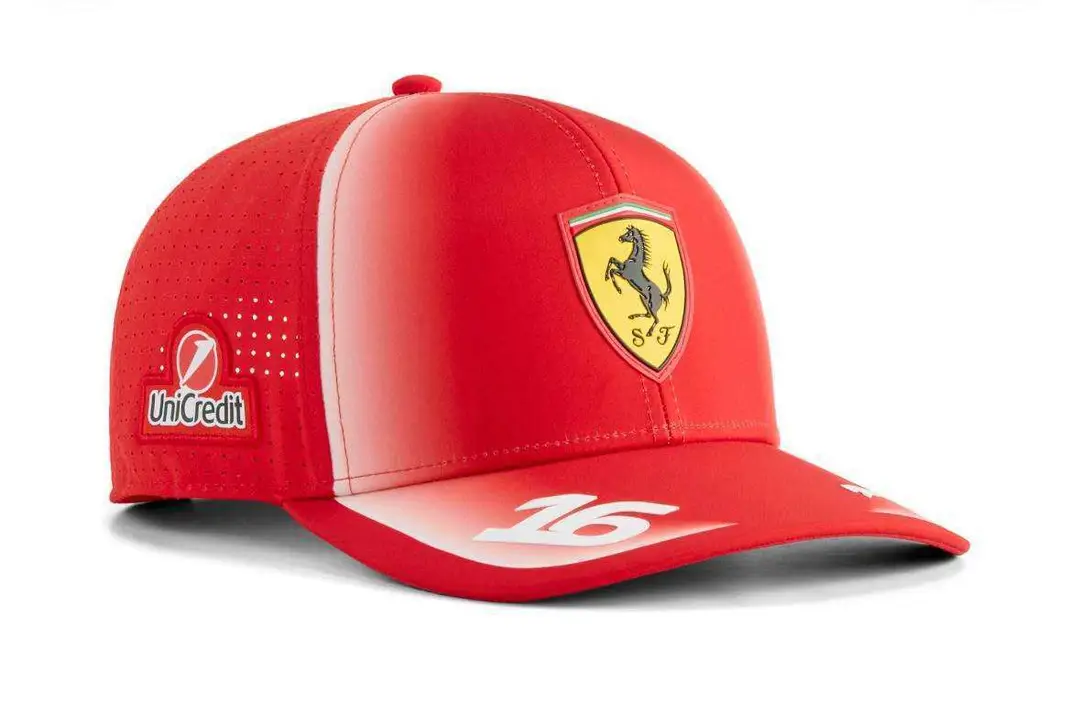 [Car Hat] Tide 4S Hat Men's and Women's Sun Protection and Sunshade Racing Adjustable Sun Hat Red Embroidered Cow Hip Hop Hat