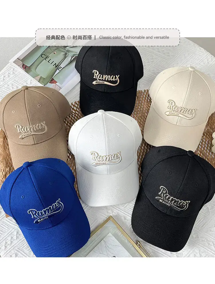 Korean Style Baseball Cap with Embroidered Logo — feature 7