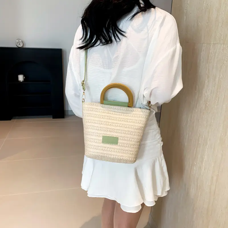 Women Straw Shoulder Bag Large Capacity 2024 New - Image 8