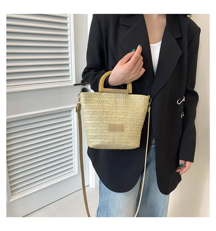 Women Straw Shoulder Bag Large Capacity 2024 New — feature 15