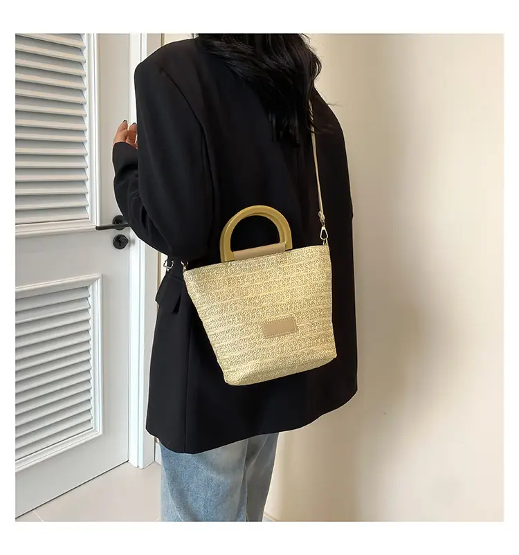 Women Straw Shoulder Bag Large Capacity 2024 New — feature 17