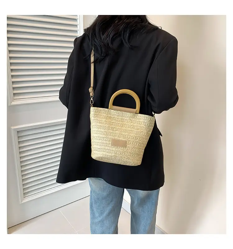 Women Straw Shoulder Bag Large Capacity 2024 New — feature 18