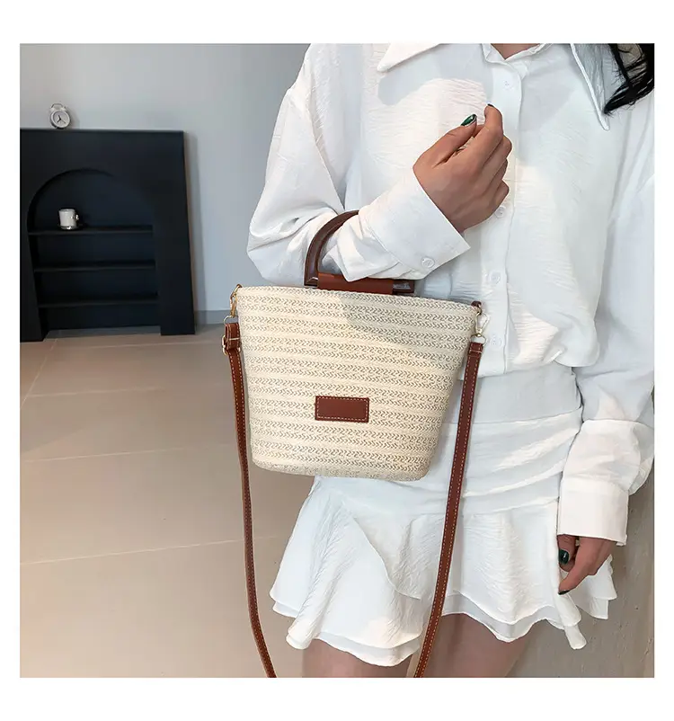 Women Straw Shoulder Bag Large Capacity 2024 New — feature 26