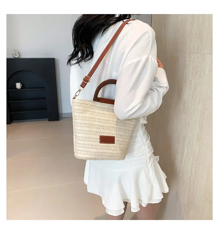 Women Straw Shoulder Bag Large Capacity 2024 New — feature 29