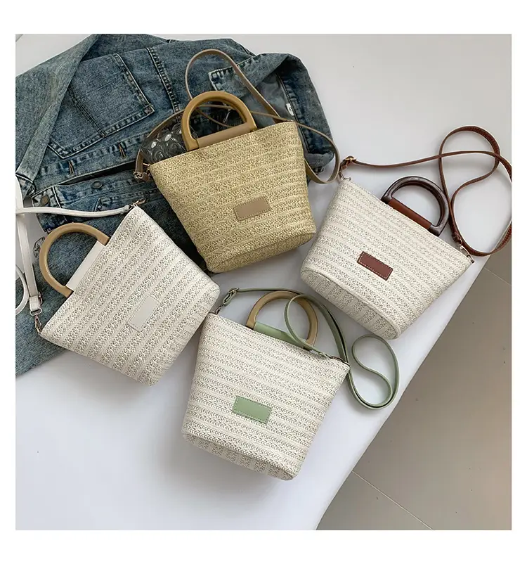 Women Straw Shoulder Bag Large Capacity 2024 New — feature 30
