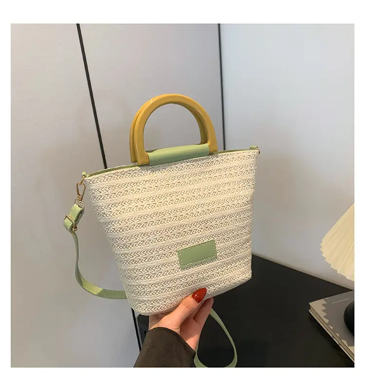 Women Straw Shoulder Bag Large Capacity 2024 New — feature 31