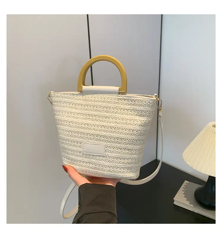 Women Straw Shoulder Bag Large Capacity 2024 New — feature 32
