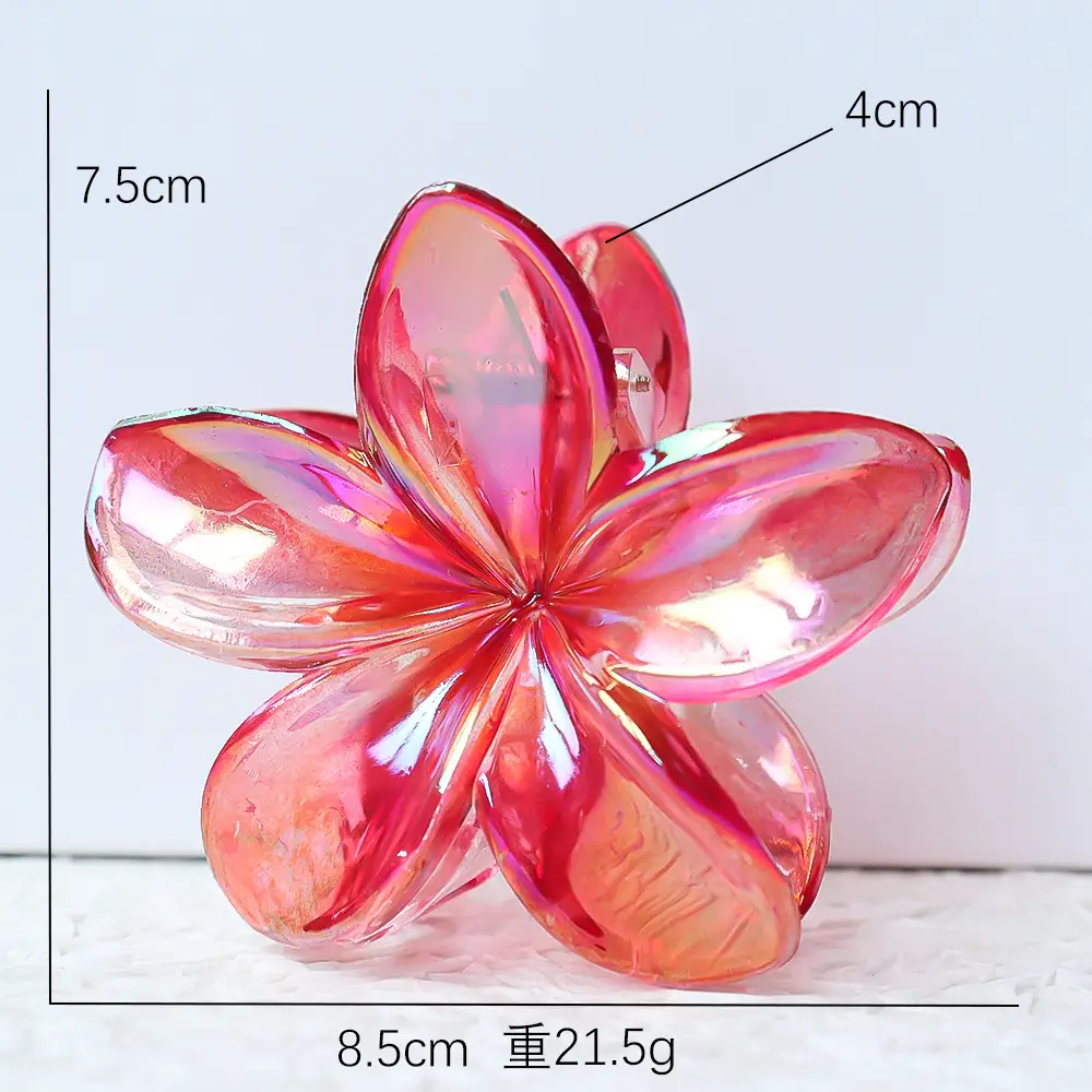 Pink Crystal Butterfly Hairpin Clip 21.5g - Image 2