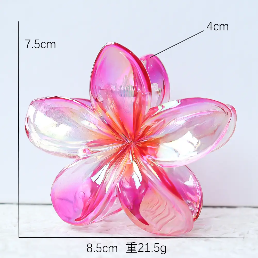 Pink Crystal Butterfly Hairpin Clip 21.5g - Image 3