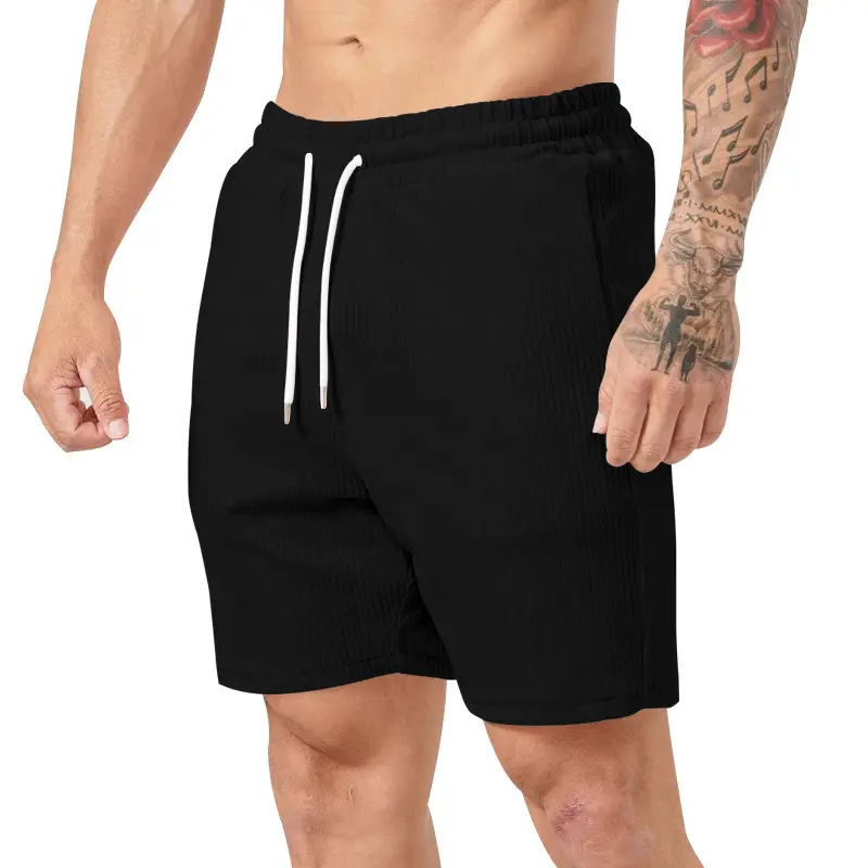 Men's Brown Lace-Up Shorts 2025 - Image 7