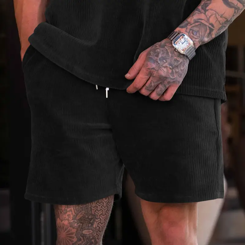 Men's Brown Lace-Up Shorts 2025 — feature 11