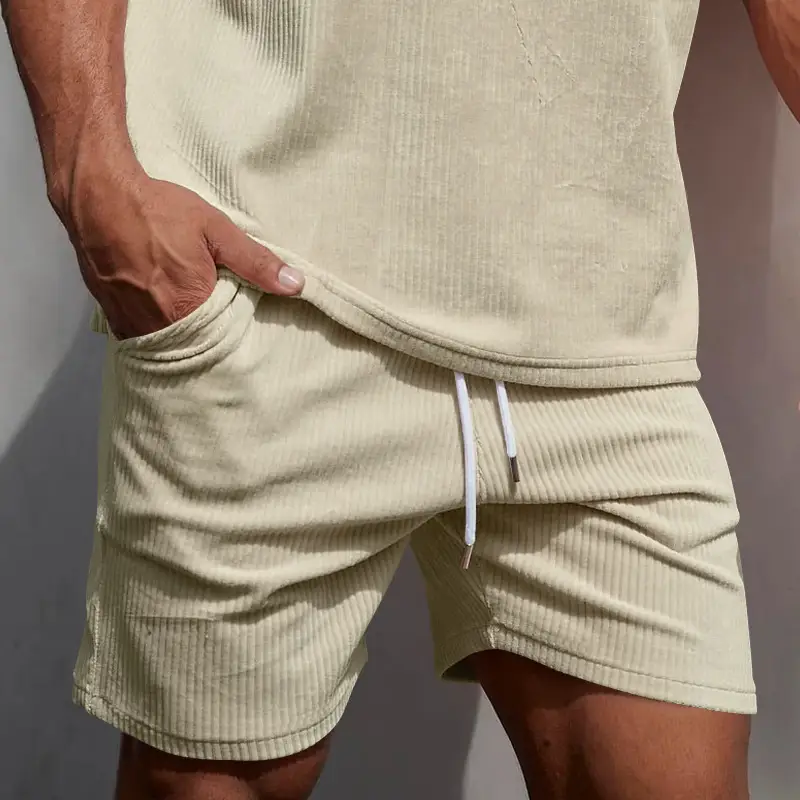 Men's Brown Lace-Up Shorts 2025 — feature 39