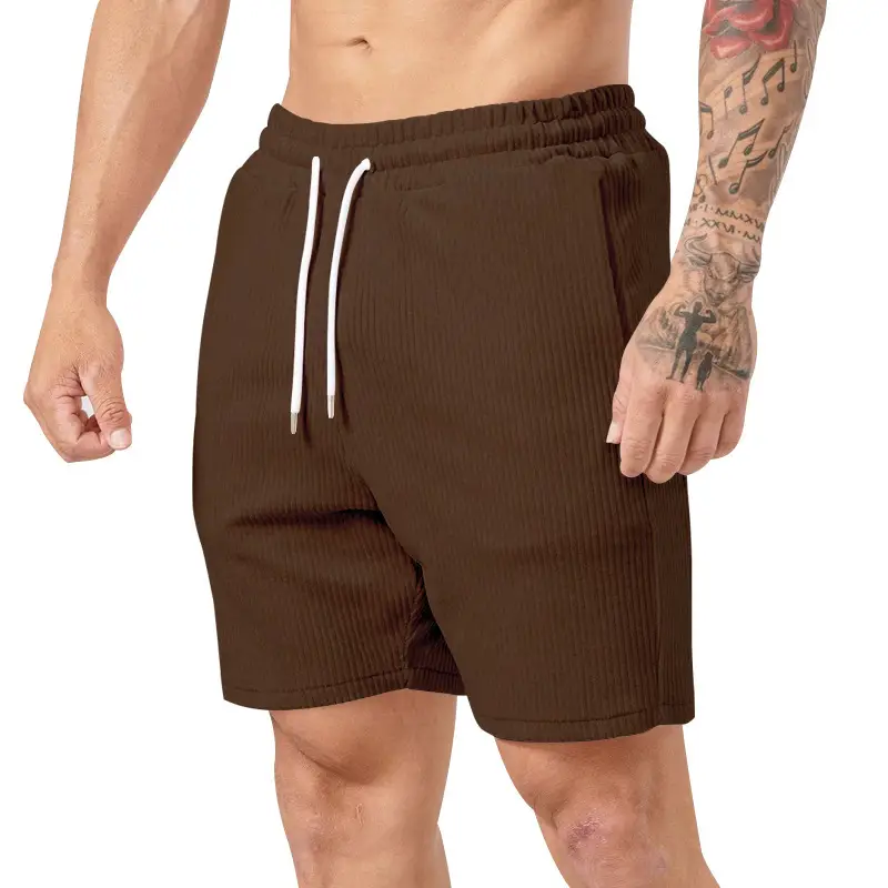 Men's Brown Lace-Up Shorts 2025 — feature 40
