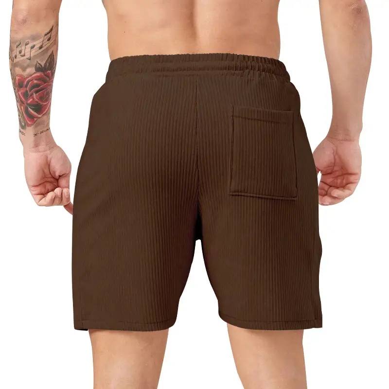 Men's Brown Lace-Up Shorts 2025 — feature 41