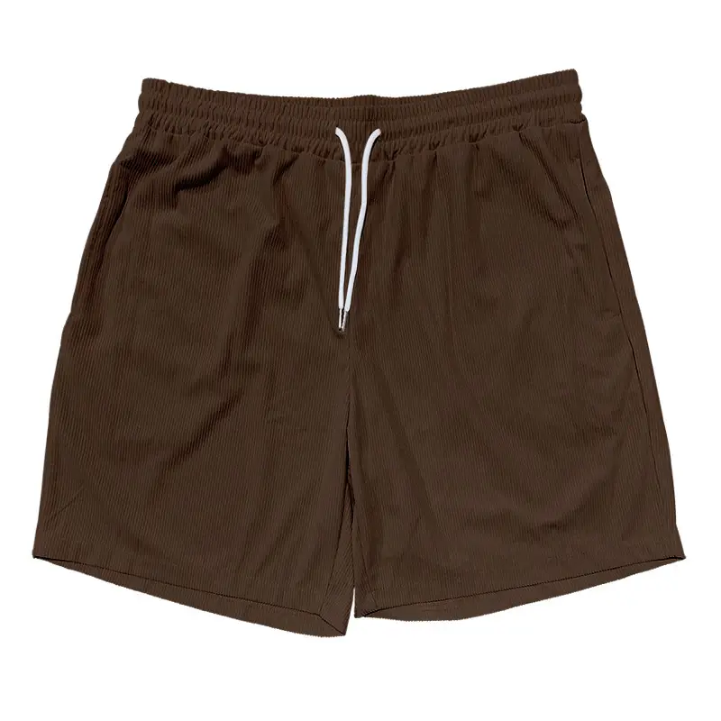 Men's Brown Lace-Up Shorts 2025 — feature 42
