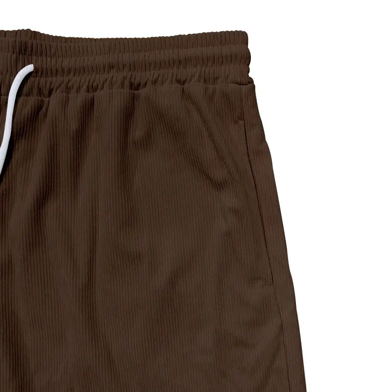 Men's Brown Lace-Up Shorts 2025 — feature 44