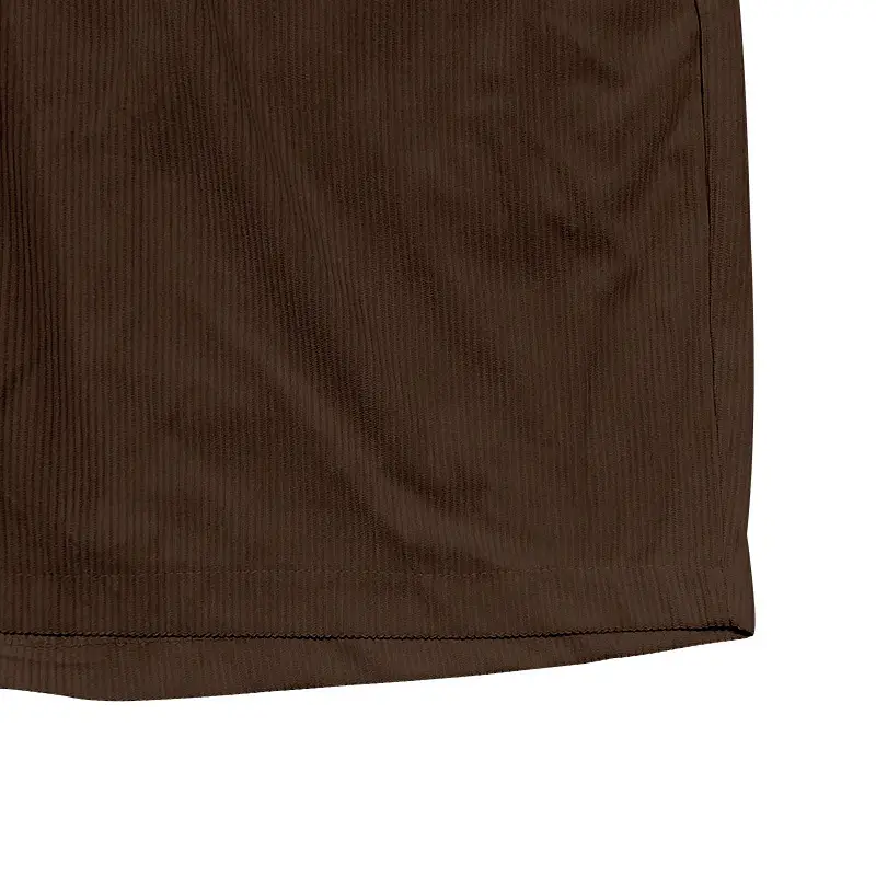 Men's Brown Lace-Up Shorts 2025 — feature 46