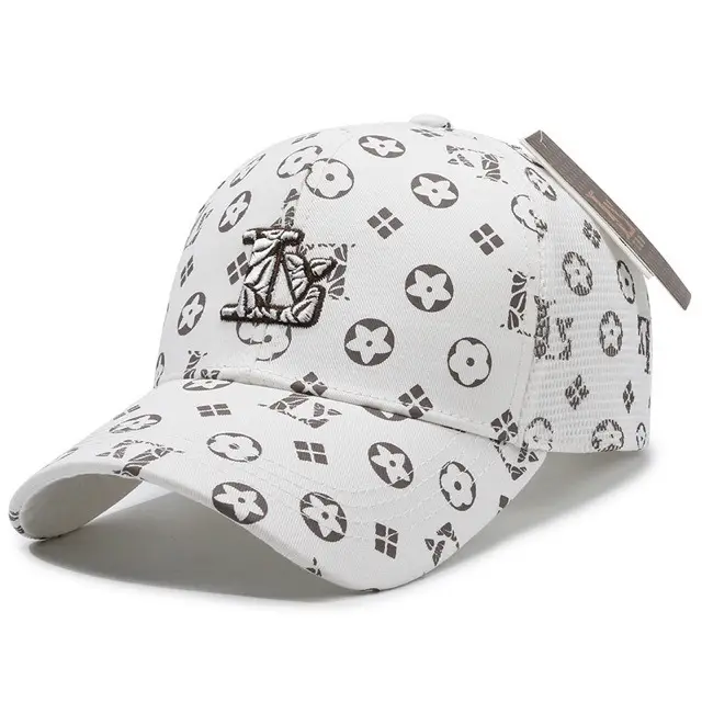 Men's Black Lion Embroidered Baseball Cap - Image 5