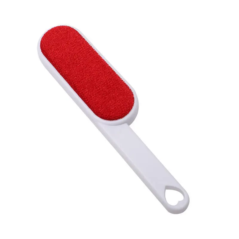 Double-Sided Electrostatic Hair Removal Brush Red White