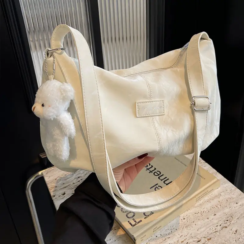 Women's Crossbody Bag Cream White 2024 Summer - Image 8