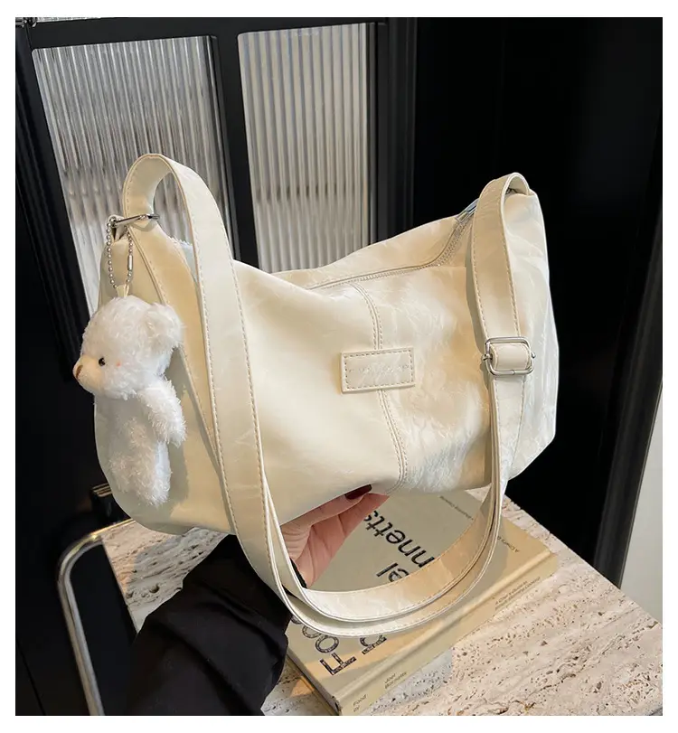Women's Crossbody Bag Cream White 2024 Summer — feature 1