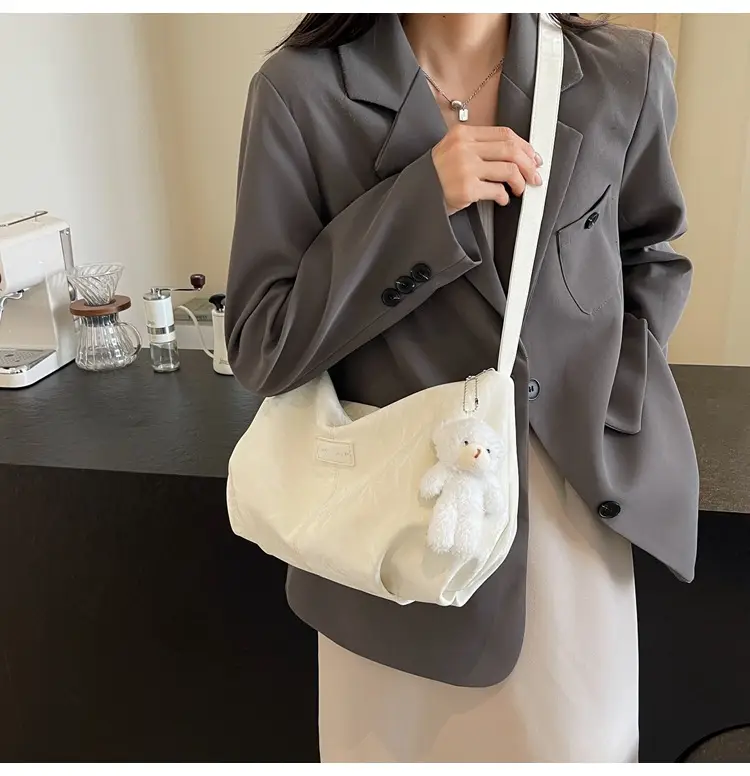 Women's Crossbody Bag Cream White 2024 Summer — feature 20
