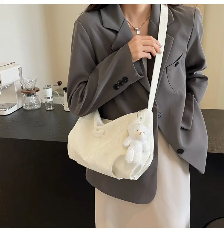 Women's Crossbody Bag Cream White 2024 Summer — feature 21